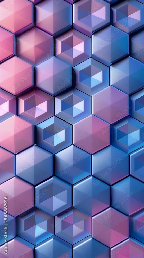 seamless pattern of hexagonal tiles in gradient hues seamless pattern of hexagonal tiles in gradient hues