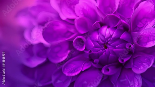 Deep rich hues of violet and magenta meld together in a mesmerizing display of color and depth. photo