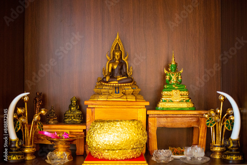 Photography Buddha Statue on Wooden