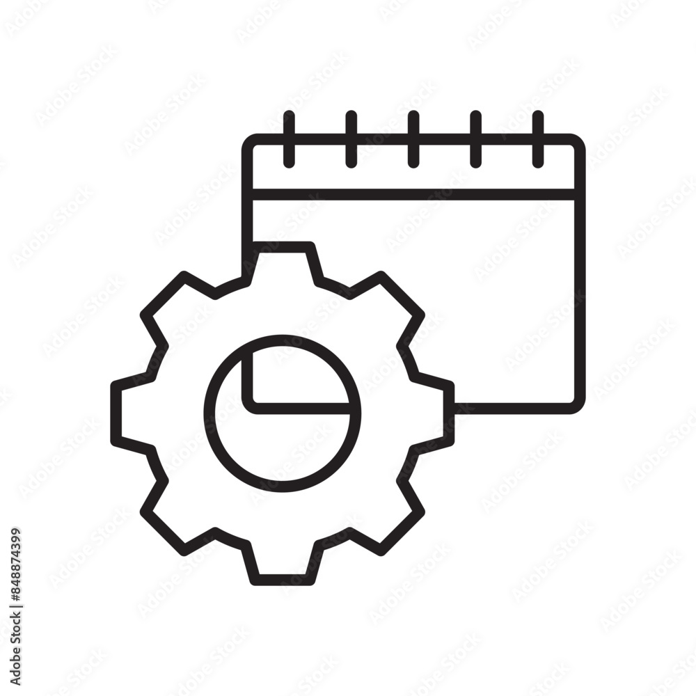 Obraz premium Time Management Icon