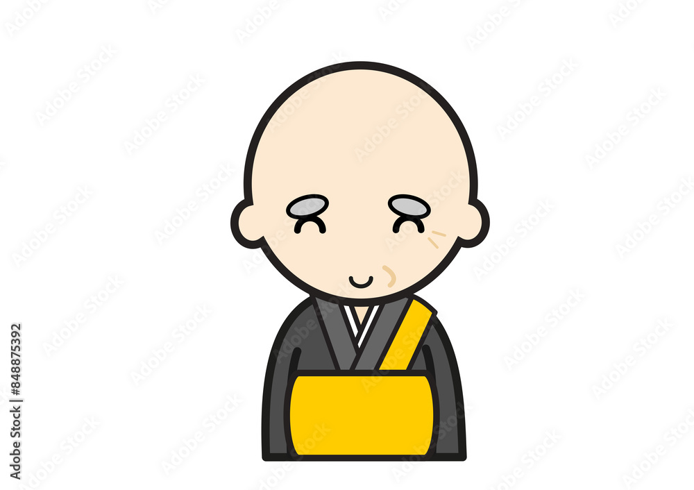 笑顔の和尚さん