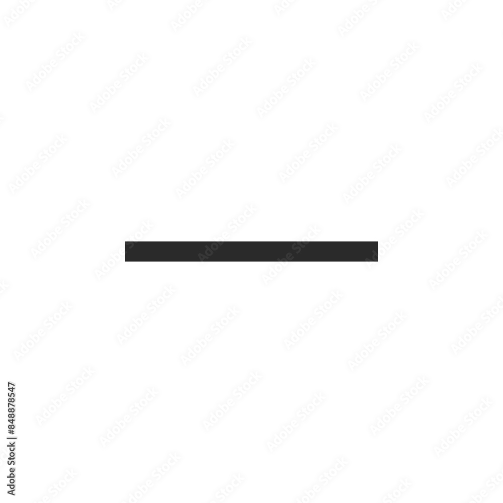 Subtraction symbol, linear style icon. subtraction operation in mathematics. Editable stroke width. Subtraction symbol, linear style icon. subtraction operation in mathematics. Editable stroke width.