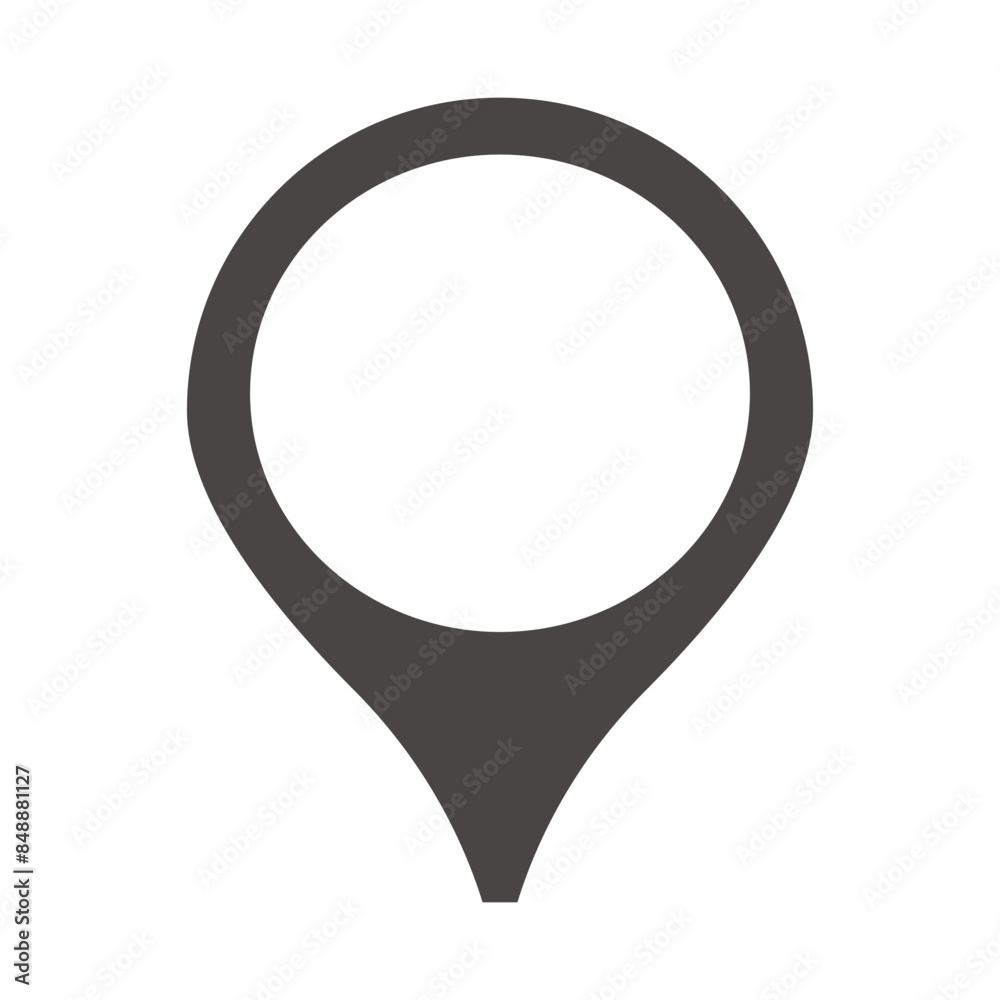 Destination Map minimal Marker icon, Pin symbol, Location icon isolated on white background. Simple locator pointer Destination Map minimal Marker icon, Pin symbol, Location icon isolated on white background. Simple locator pointer