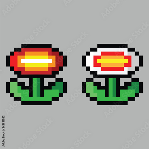 power up flower pack pixel