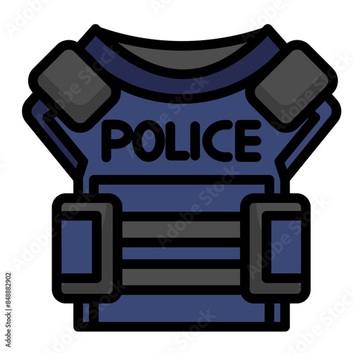 Bulletproof Vest Icon