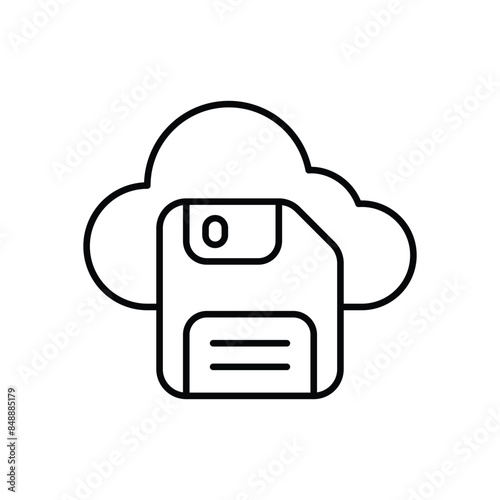Cloud Storage vector icon