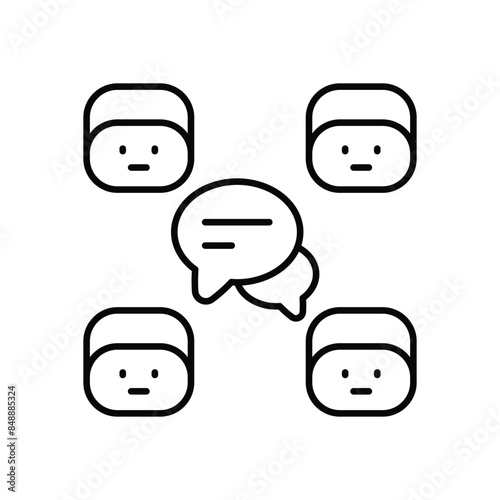 Social Media vector icon