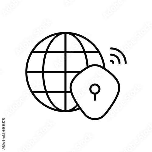 Cyber Security vector icon