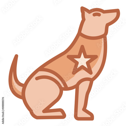 Police Dog Icon