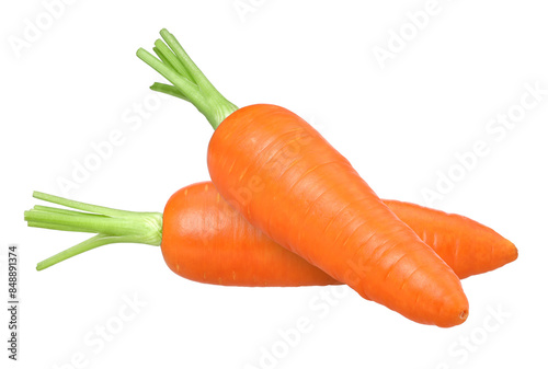Konstfotografi two carrots isolated, carrot macro studio photo, transparent PNG, PNG format, cu