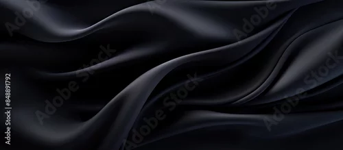 Panel kuchenny z motywem A small dark black pattern on silk fabric creating a textured background with a unique combination of lines colors and shadows perfect for a copy space image