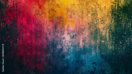 The colorful noise effect background is perfect for art projects and social media, offering a trendy vintage look.