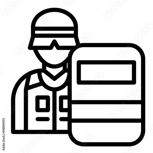 Riot Gear Icon