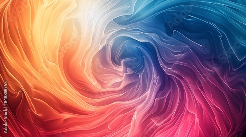 Vibrant Swirling Gradients in Dynamic Abstract Background