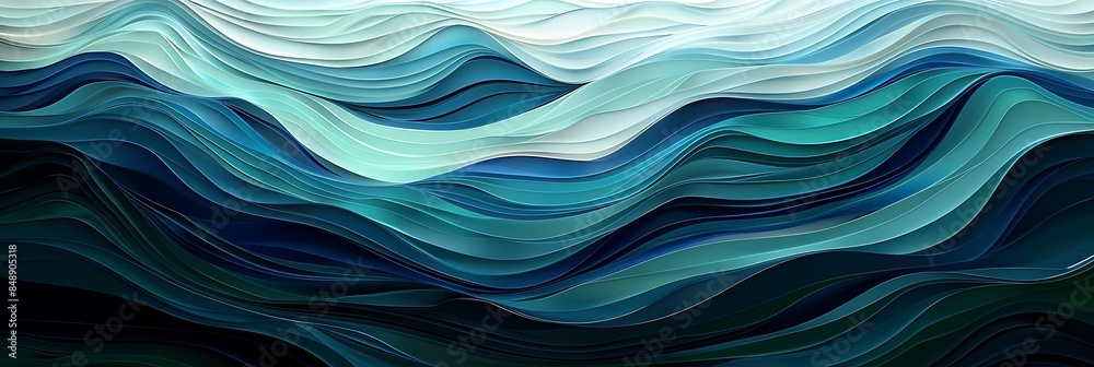 an abstract blue and white wave background with a red star in the center, surrounded by a white cloud and a blue sky an abstract blue and white wave background with a red star in the center, surrounded by a white cloud and a blue sky