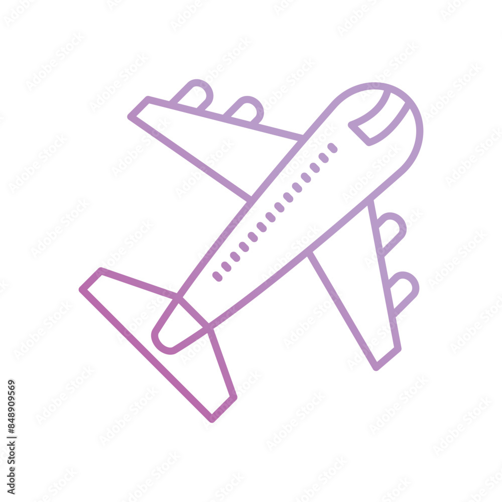 airplane icon with white background vector stock illustration airplane icon with white background vector stock illustration