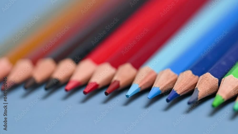 beautiful video of colored pencils beautiful video of colored pencils