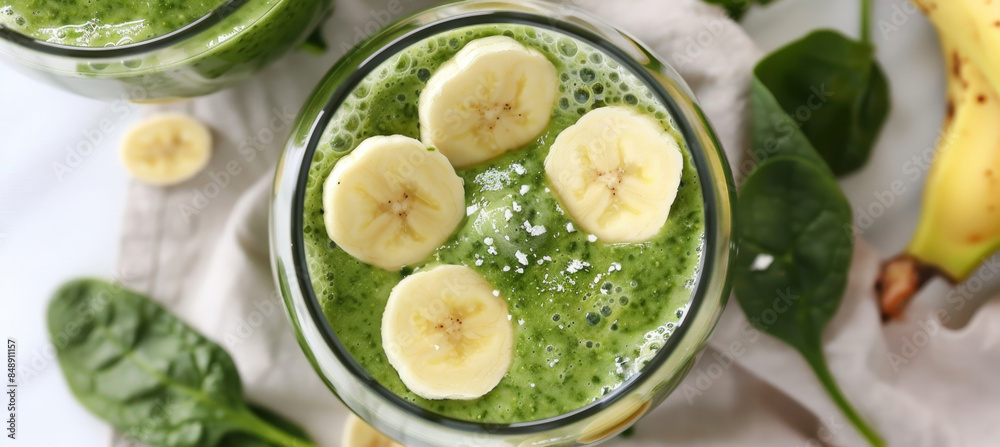 Healthy Spinach and Banana Smoothie