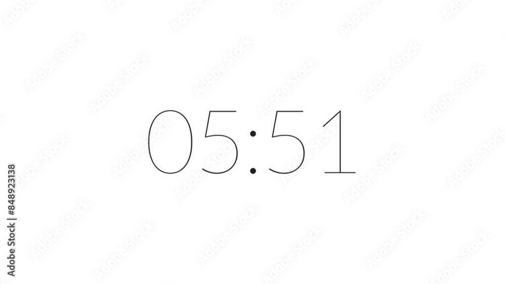 4 digits 10 seconds thin font minimal countdown timer. Black on white background. Simple, elegant and minimalist chic font count down concept. 4K Motion Graphics. 4 digits 10 seconds thin font minimal countdown timer. Black on white background. Simple, elegant and minimalist chic font count down concept. 4K Motion Graphics.