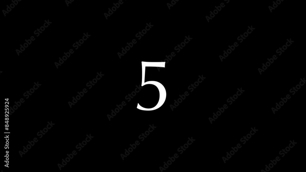 A simple 10 seconds countdown timer with white numbers on a black background. Beautiful serif numbers gently and beautifully fade out. 4K Motion Graphics A simple 10 seconds countdown timer with white numbers on a black background. Beautiful serif numbers gently and beautifully fade out. 4K Motion Graphics