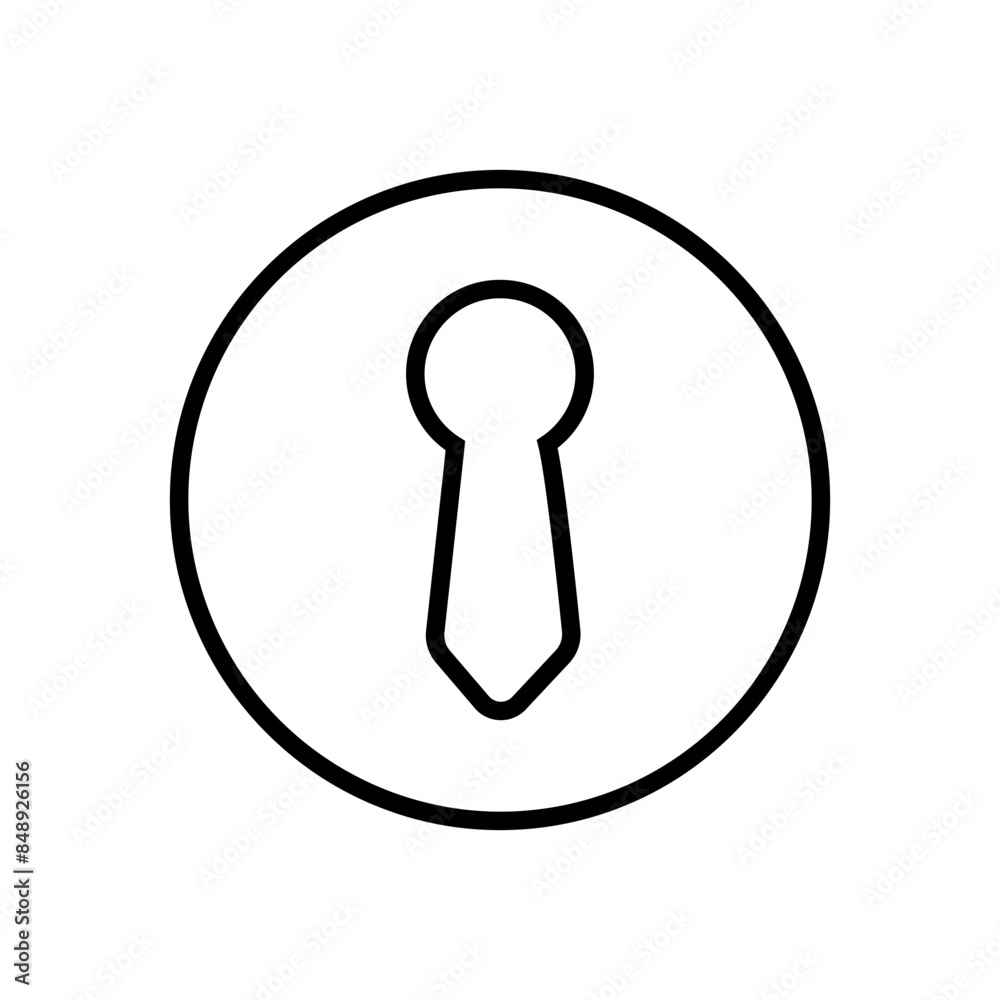 Keyhole vector icon. Lock illustration sign. Key symbol or logo. Keyhole vector icon. Lock illustration sign. Key symbol or logo.