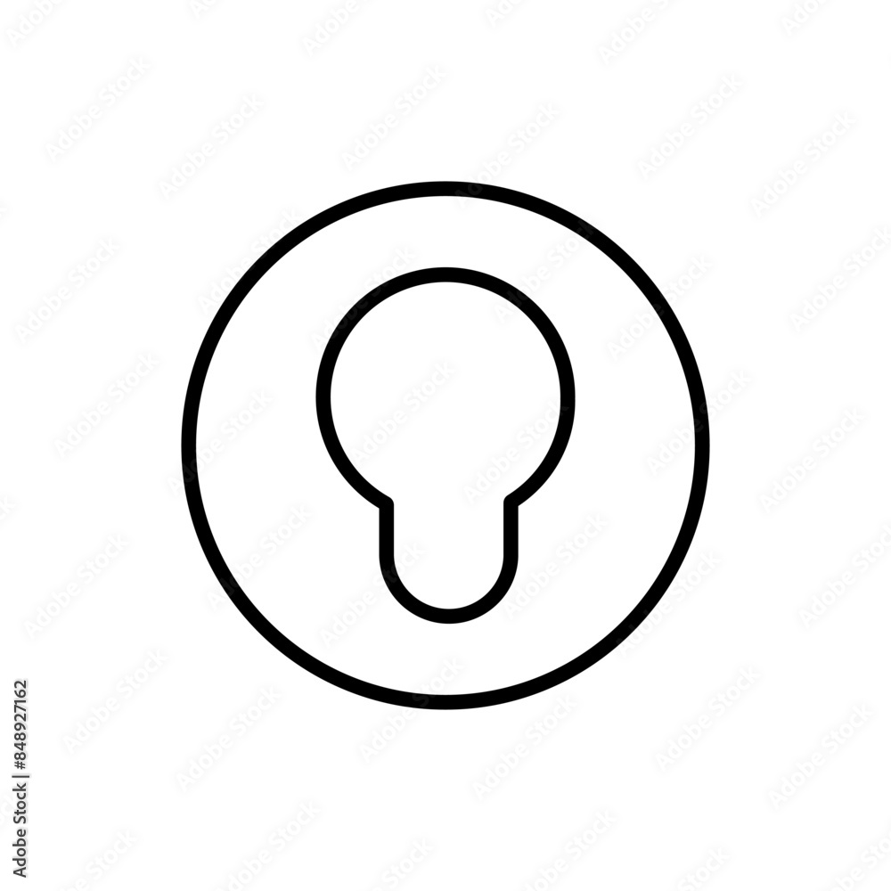 Keyhole vector icon. Lock illustration sign. Key symbol or logo. Keyhole vector icon. Lock illustration sign. Key symbol or logo.
