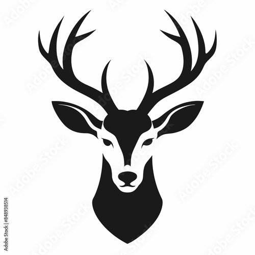 Deer head vector illustration