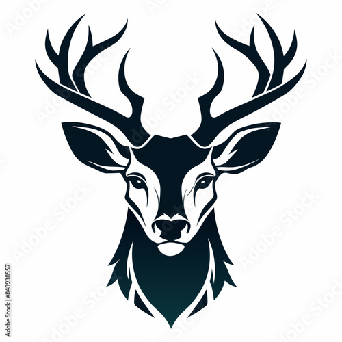 Deer head vector illustration