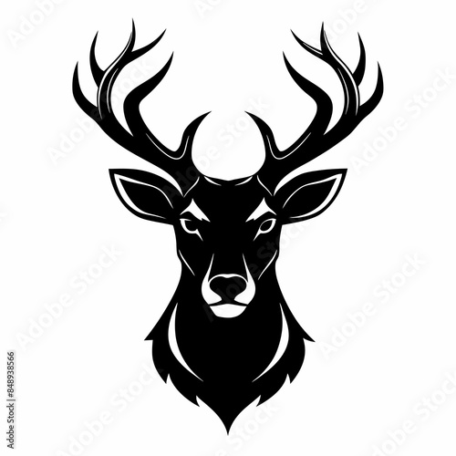 Deer head vector illustration