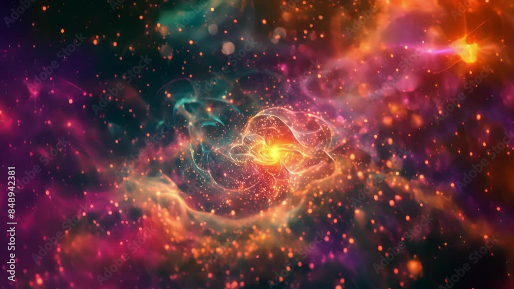 A mesmerizing image of particles colliding and intertwining representing the intricate calculations and algorithms involved in quantum computing for secure cryptocurrency transactions. A mesmerizing image of particles colliding and intertwining representing the intricate calculations and algorithms involved in quantum computing for secure cryptocurrency transactions.