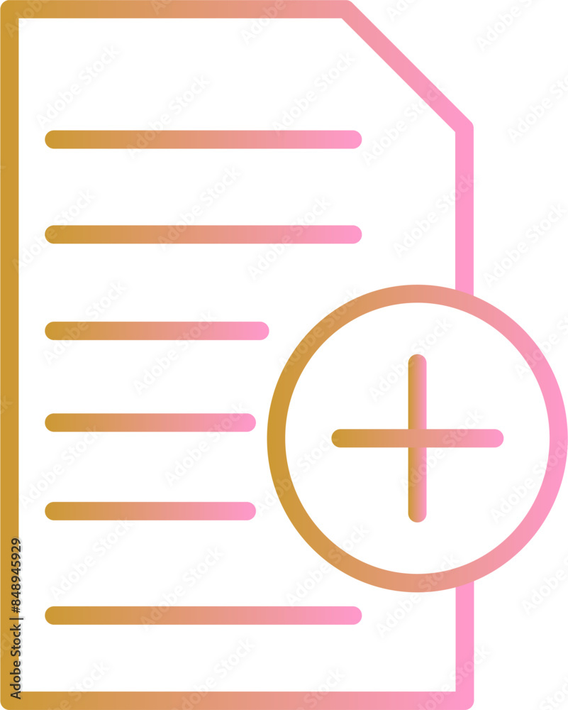 Obraz premium Add Vector Icon