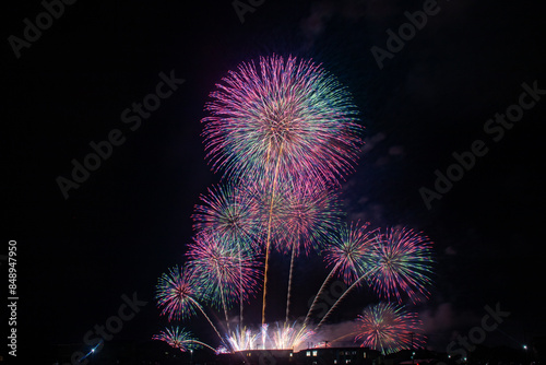 日本の夏花火 photo