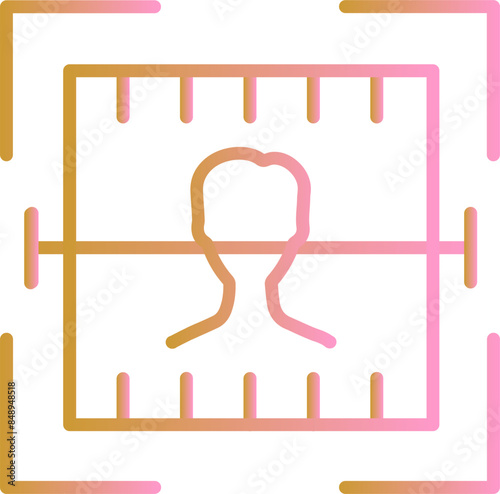 Face Scan Vector Icon
