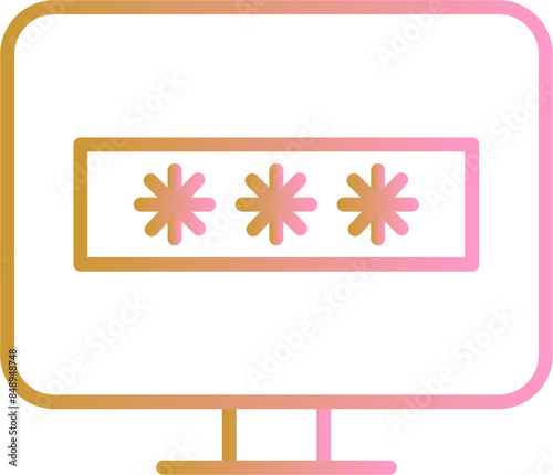 System Password Vector Icon