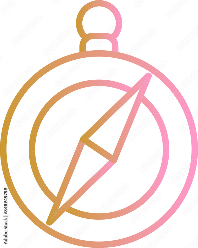 Compass Vector Icon Compass Vector Icon