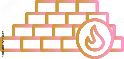Firewall Vector Icon