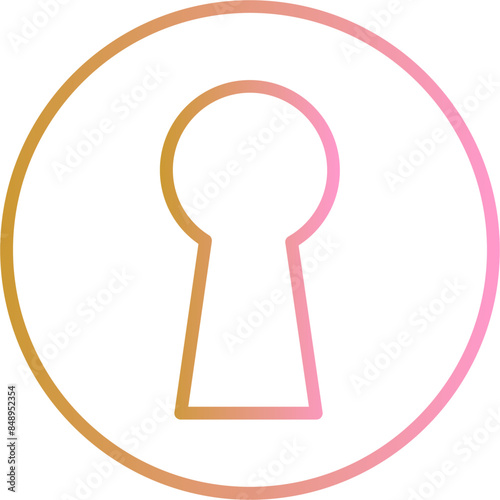 Keyhole Vector Icon