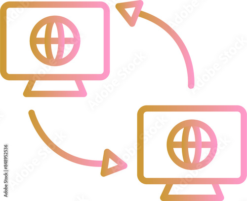 Synchronization Vector Icon