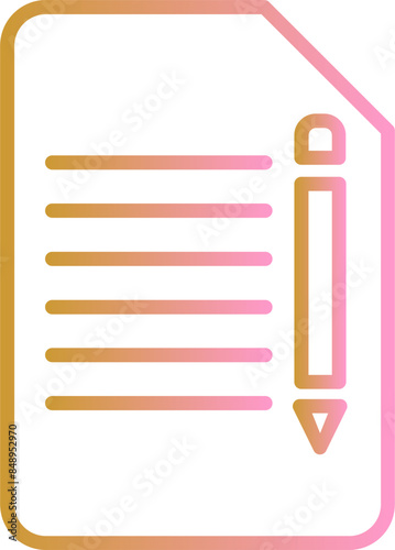 Edit Document Vector Icon