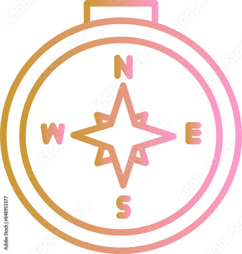 Compass Vector Icon