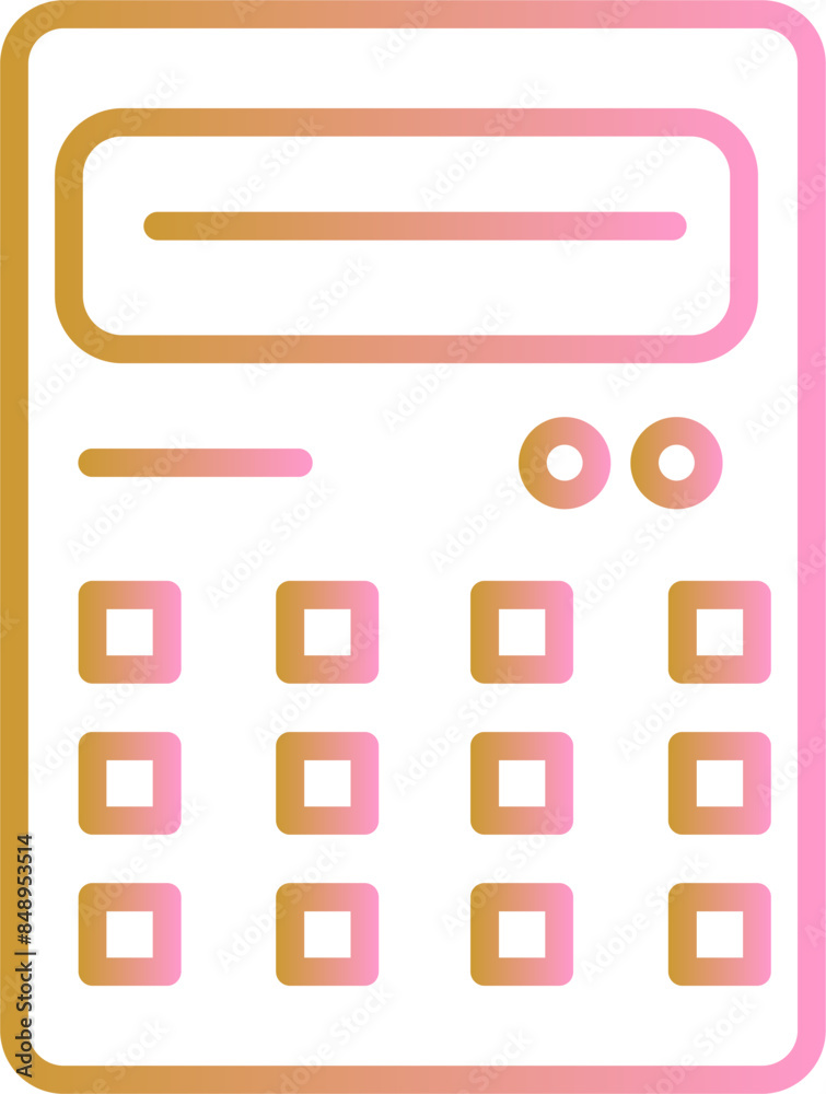 Calculator Vector Icon Calculator Vector Icon