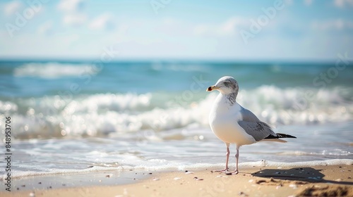 Seagull on the Beach © We3 Animal