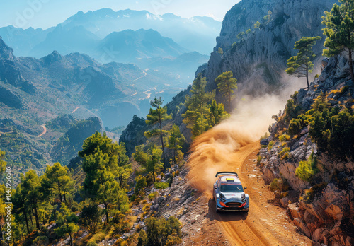 Speeding through the wild: a rally car adventure