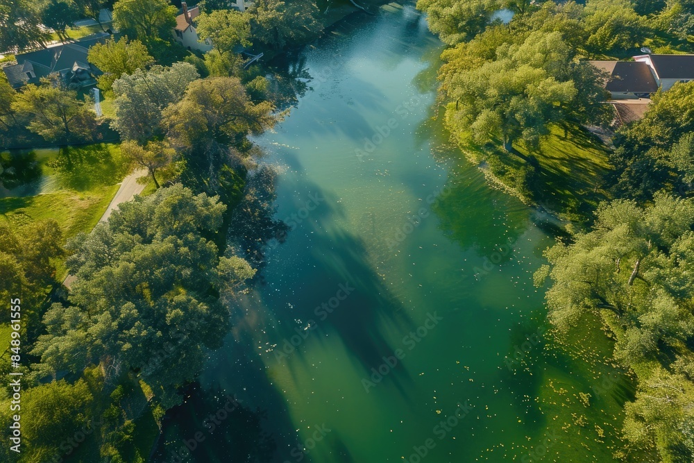 Aerial and Drone Photography captures a stunning coastal scene, showcasing vibrant greenery and clear blue waters Aerial and Drone Photography captures a stunning coastal scene, showcasing vibrant greenery and clear blue waters