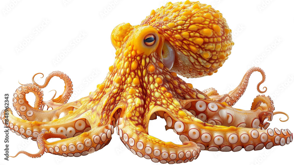 octopus in the water transparent background octopus in the water transparent background