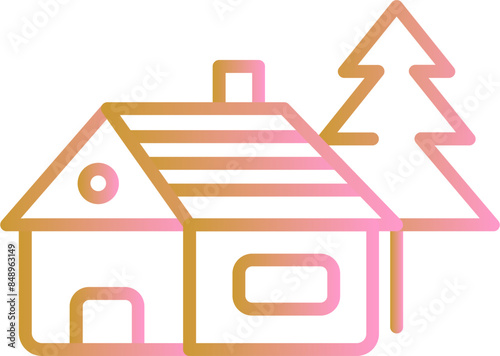 Cabin Vector Icon