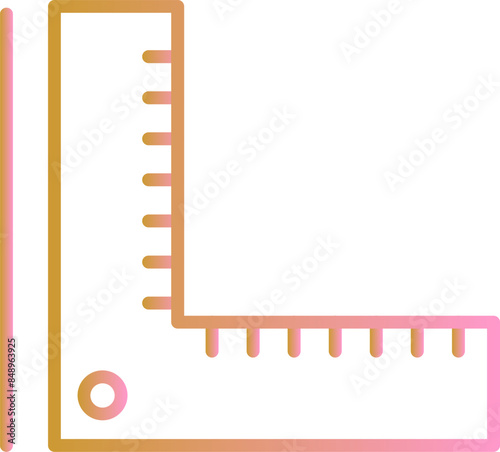 Ruler Vector Icon
