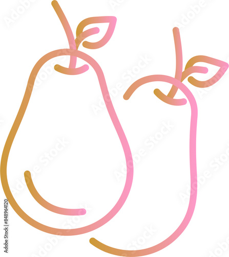 Avocado Vector Icon