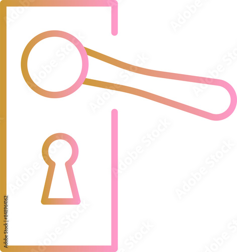 Door Handle Vector Icon