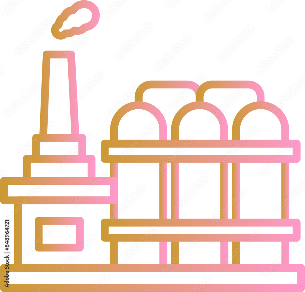 Factory II Vector Icon